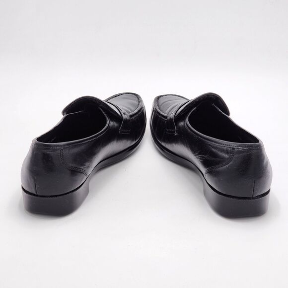 Bostonian Prescott Loafer Black Leather Slip On Shoes Men\'s Size 10.5 main image 5